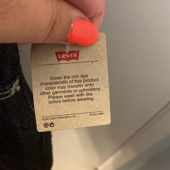 Levi’s Dark Wash Overalls Size 14 NWT - Picture 5 of 12